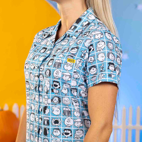 peanuts-the-peanut-gallery-womens-kunuflex-short-sleeve-shirt