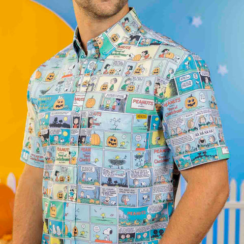 peanuts-spooky-strips-kunuflex-short-sleeve-shirt