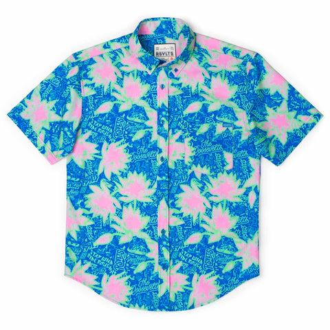 test-loyalty-neon-green-floral-2025-kunuflex-short-sleeve-shirt
