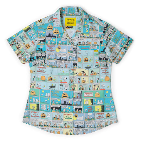 peanuts-spooky-strips-womens-kunuflex-short-sleeve-shirt