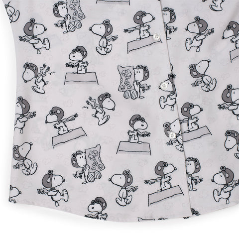 peanuts-the-flying-ace-womens-kunuflex-short-sleeve-shirt