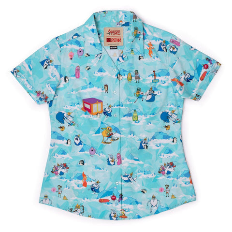 rsvlts-xs-adventure-time-womens-short-sleeve-shirt-adventure-time-all-hail-the-ice-king-womens-kunuflex-short-sleeve-shirt