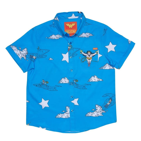 rsvlts-dc-comics-youth-short-sleeve-shirt-dc-wonder-woman™-invisible-jet-youth-kunuflex-short-sleeve-shirt