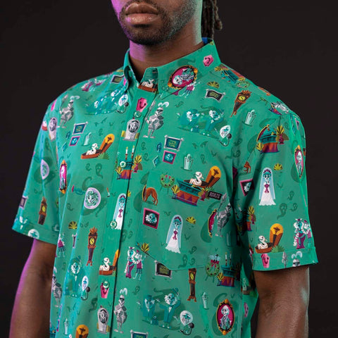 rsvlts-disney-and-pixar-short-sleeve-shirt-disney-s-haunted-mansion-after-life-of-the-party-kunuflex-short-sleeve-shirt