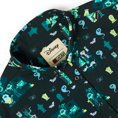 rsvlts-disney-and-pixar-short-sleeve-shirt-disney-s-haunted-mansion-grim-grinning-graveyard-kunuflex-short-sleeve-shirt