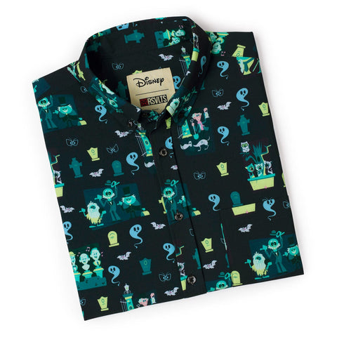 rsvlts-disney-and-pixar-short-sleeve-shirt-disney-s-haunted-mansion-grim-grinning-graveyard-kunuflex-short-sleeve-shirt
