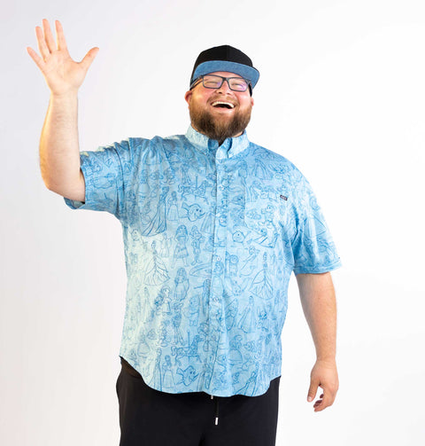 rsvlts-disney-and-pixar-short-sleeve-shirt-disney100-sketches-to-screen-kunuflex-short-sleeve-shirt