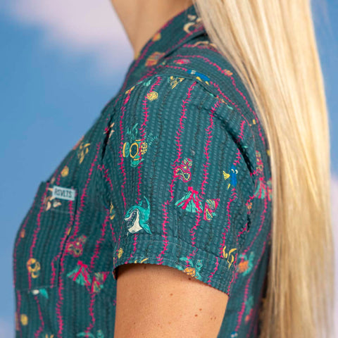 rsvlts-disney-and-pixar-womens-short-sleeve-shirt-disney-and-pixar-shark-bait-s-buds-womens-stretch-seersucker-short-sleeve-shirt
