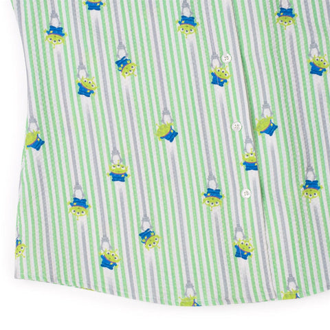 rsvlts-disney-and-pixar-womens-short-sleeve-shirt-disney-and-pixar-the-claaaaaw-womens-stretch-seersucker-short-sleeve-shirt