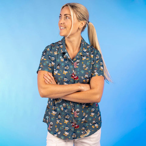 rsvlts-disney-womens-short-sleeve-shirt-donald-duck-quackin-us-up-womens-kunuflex-short-sleeve-shirt