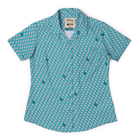 rsvlts-xs-disney-womens-short-sleeve-shirt-emperors-new-groove-lousy-llama-womens-kunuflex-short-sleeve-shirt