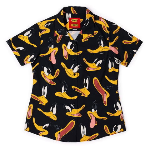 rsvlts-xs-looney-tunes-womens-short-sleeve-shirt-looney-tunes-duck-amuck-womens-kunuflex-short-sleeve-shirt
