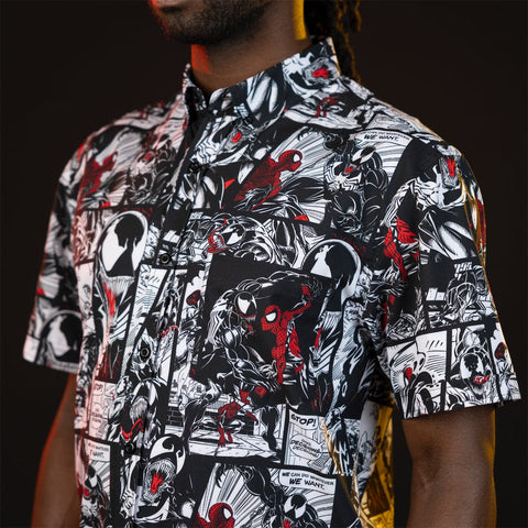 rsvlts-marvel-short-sleeve-shirt-marvel-85th-anniversary-spider-vs-symbiote-kunuflex-short-sleeve-shirt