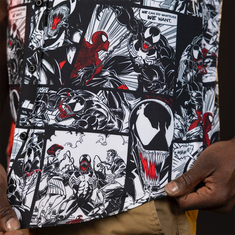 rsvlts-marvel-short-sleeve-shirt-marvel-85th-anniversary-spider-vs-symbiote-kunuflex-short-sleeve-shirt