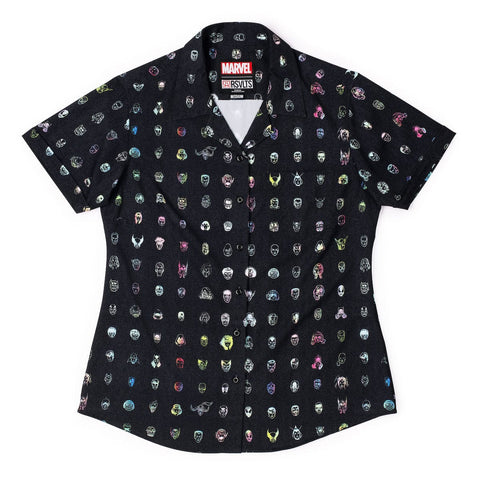 rsvlts-xs-marvel-womens-short-sleeve-shirt-marvel-85th-anniversary-faces-of-marvel-womens-kunuflex-short-sleeve-shirt