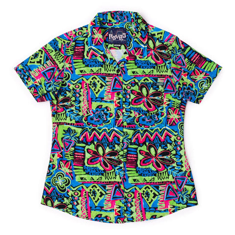rsvlts-xs-rsvlts-womens-short-sleeve-shirt-reef-riot-womens-kunuflex-short-sleeve-shirt
