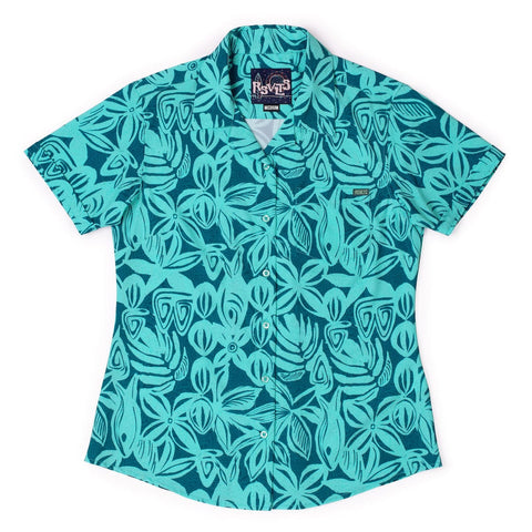 rsvlts-xs-rsvlts-womens-short-sleeve-shirt-sweet-blue-sea-womens-kunuflex-short-sleeve-shirt