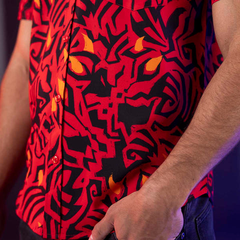 rsvlts-star-wars-short-sleeve-shirt-star-wars™-maul-markings-kunuflex-short-sleeve-shirt