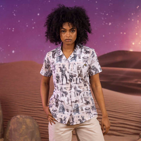 rsvlts-star-wars-womens-short-sleeve-shirt-star-wars™-droid-drawings-womens-kunuflex-short-sleeve-shirt