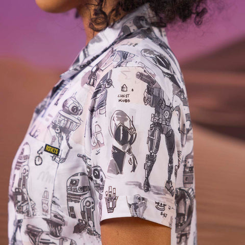 rsvlts-star-wars-womens-short-sleeve-shirt-star-wars™-droid-drawings-womens-kunuflex-short-sleeve-shirt