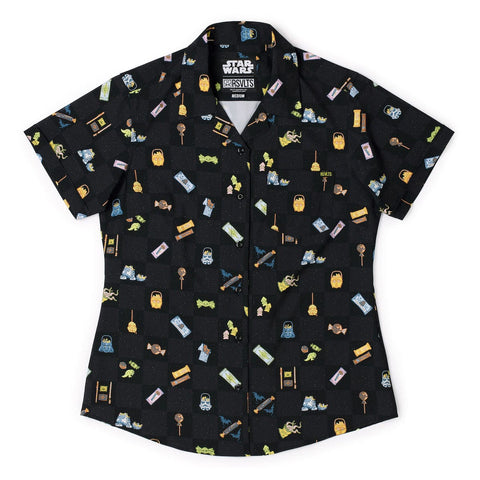 rsvlts-xs-star-wars-womens-short-sleeve-shirt-star-wars™-its-a-treat-womens-kunuflex-short-sleeve-shirt