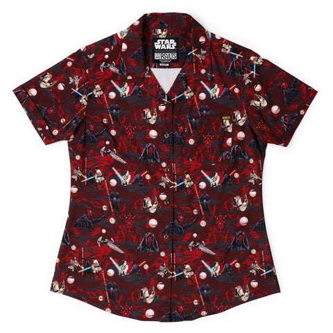 rsvlts-xs-star-wars-womens-short-sleeve-shirt-star-wars-the-force-and-the-phantom-womens-kunuflex-short-sleeve-shirt