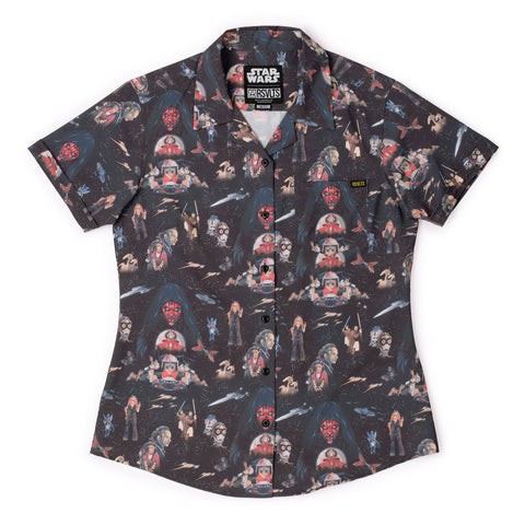 rsvlts-xs-star-wars-womens-short-sleeve-shirt-star-wars™-the-phantom-menace-womens-kunuflex-short-sleeve-shirt