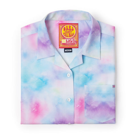 rsvlts-disney-and-pixar-womens-short-sleeve-shirt-dakota-snow-clouds-womens-kunuflex-short-sleeve-shirt