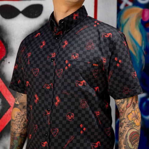 rsvlts-harley-quinn-short-sleeve-shirt-harley-quinn-jokes-on-you-kunuflex-short-sleeve-shirt