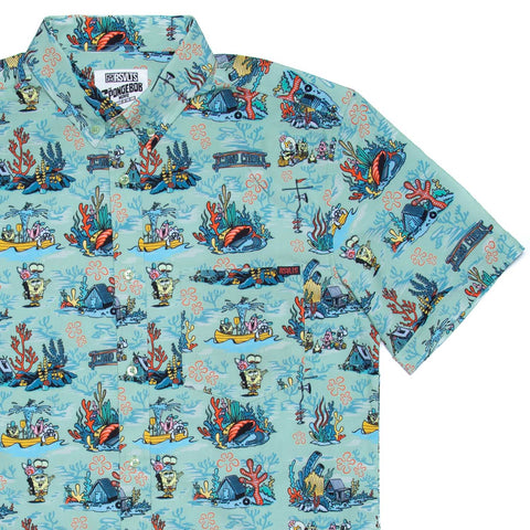 rsvlts-xs-nickelodeon-short-sleeve-shirt-spongebob-kamp-koral-kunuflex-short-sleeve-shirt