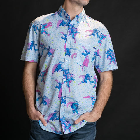rsvlts-rsvlts-dc-superman™-superman-vs-bizarro™-kunuflex-short-sleeve-shirt