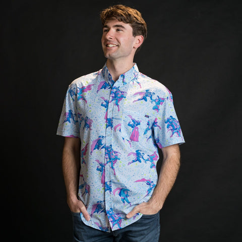 rsvlts-rsvlts-dc-superman™-superman-vs-bizarro™-kunuflex-short-sleeve-shirt