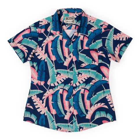 rsvlts-xs-rsvlts-womens-short-sleeve-shirt-pastel-palms-womens-kunuflex-short-sleeve-shirt-presale