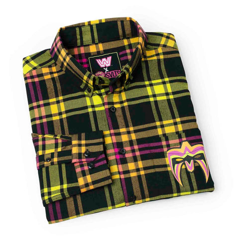 rsvlts-wwe-flannel-long-sleeve-ultimate-warrior-run-forever-borlandflex™-long-sleeve-flannel