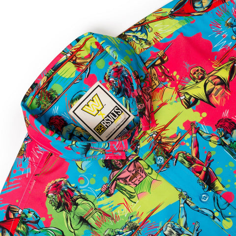 rsvlts-wwe-short-sleeve-shirt-hulk-hogan-vs-ultimate-warrior-kunuflex-short-sleeve-shirt
