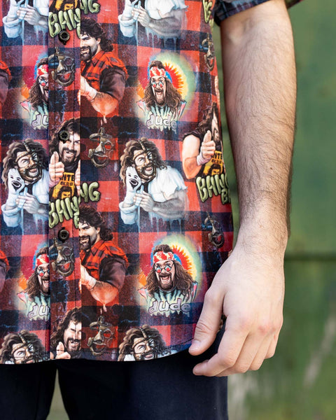 rsvlts-wwe-short-sleeve-shirt-the-many-faces-of-mick-foley-kunuflex-short-sleeve-shirt
